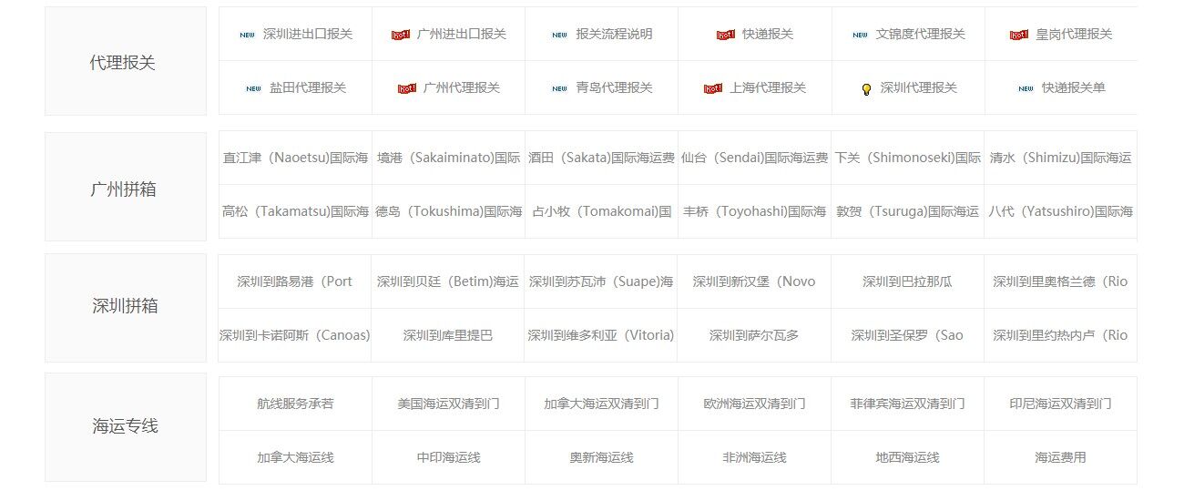 全球海運進口代理 國際進口報關代理